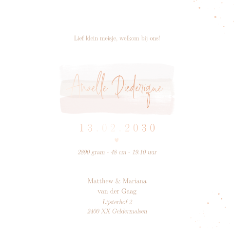 Geboortekaartjes | Atelier Maurice