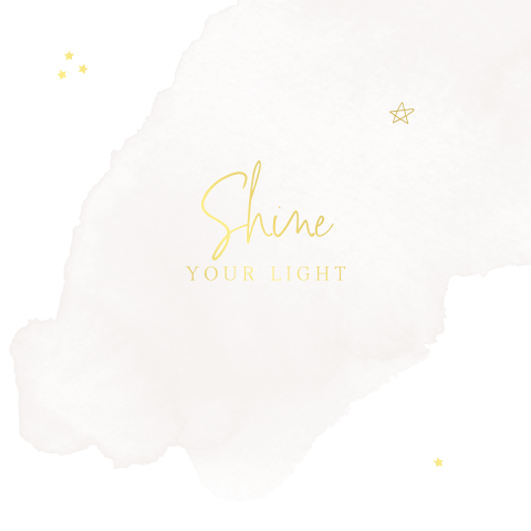 Shine your light | Christelijke kerstkaart met tekst